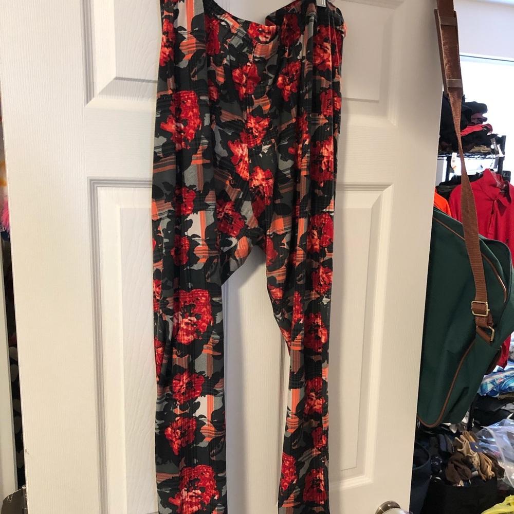 Multi Color Plaid Leggings